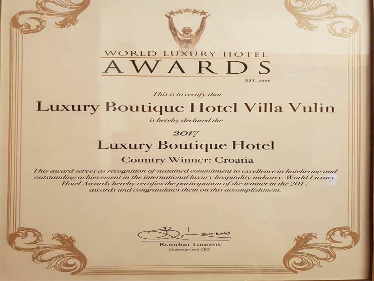 Luxury Boutique Hotel Villa Vulin Pula Bagian luar foto